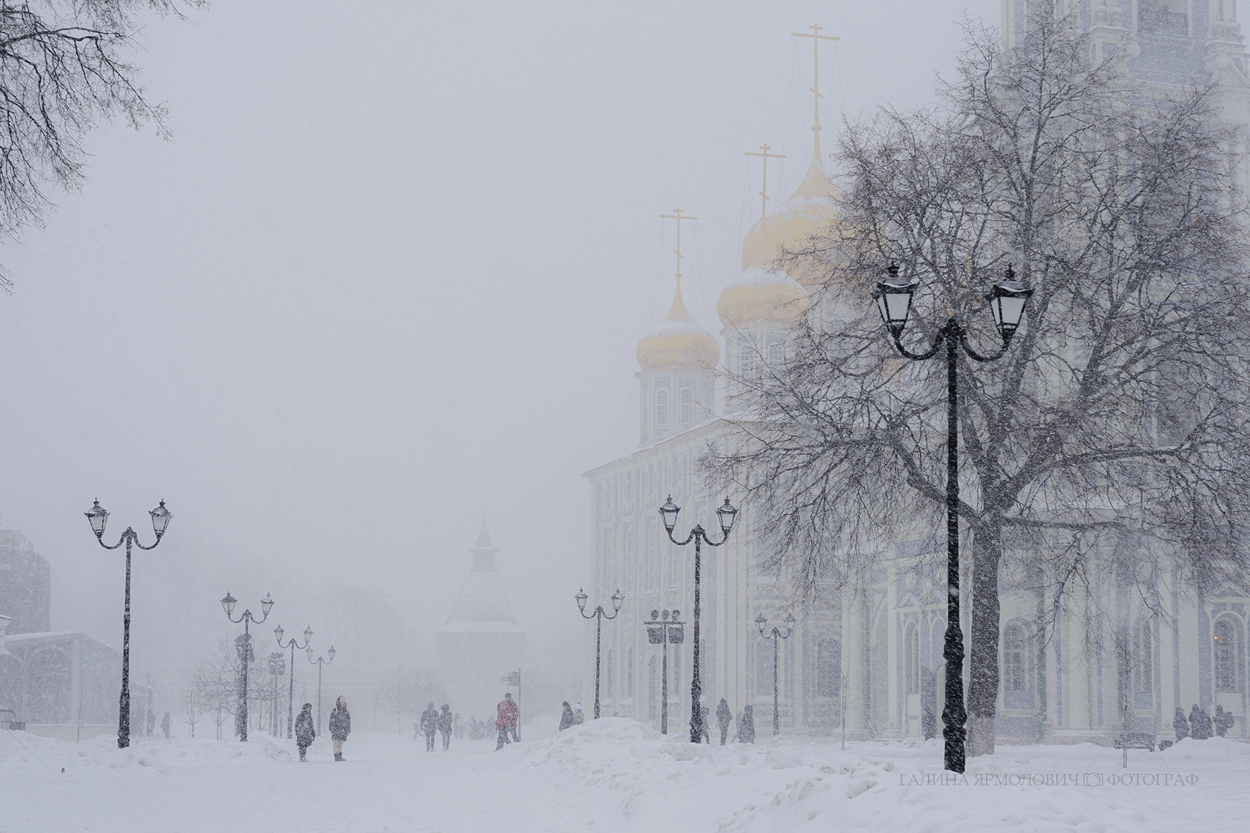 * * * тула метелица кремль собор храм зима
