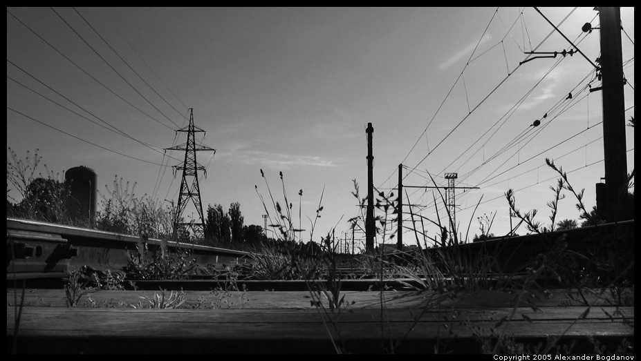 Industrial Riga Рига, лето, рельсы