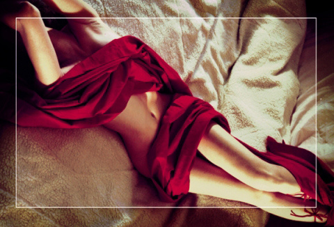 Lady in red 