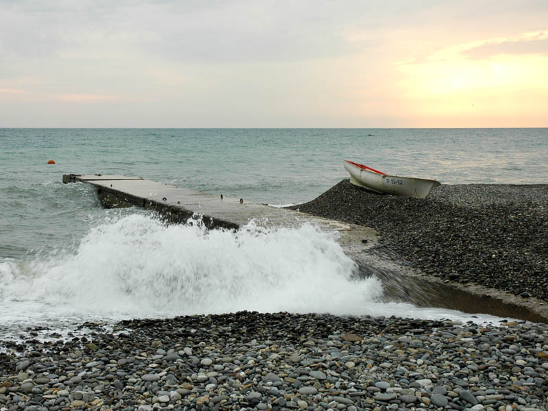 Бриз сочи море лодка вода дагомыс