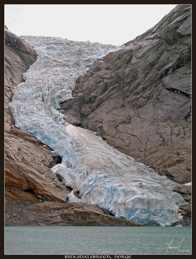Ледяная река. Briksdalsbreen. Норвегия Norway Norge glacier ледник Бриксдаль Briksdalsbreen
