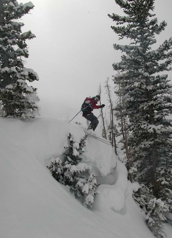 powder day ski powder