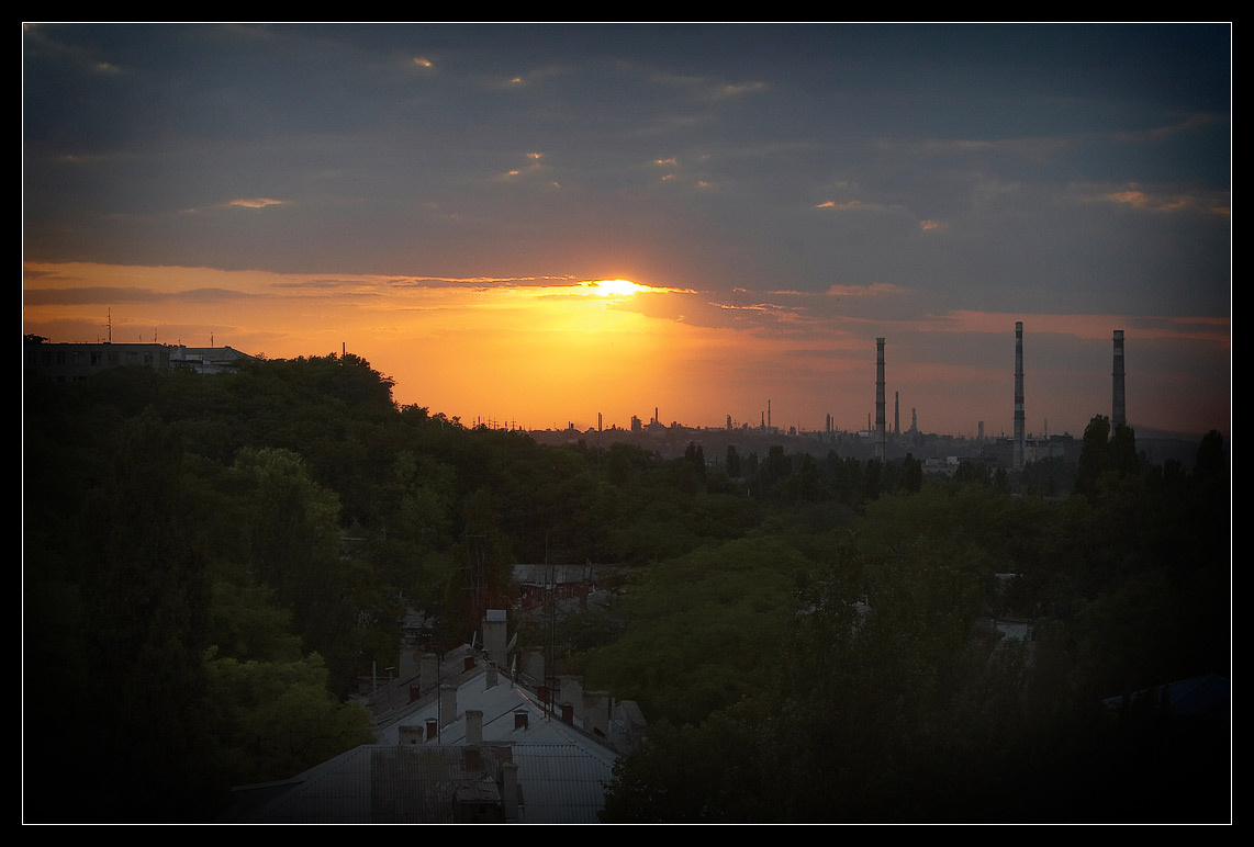 *** Закат, Одесса