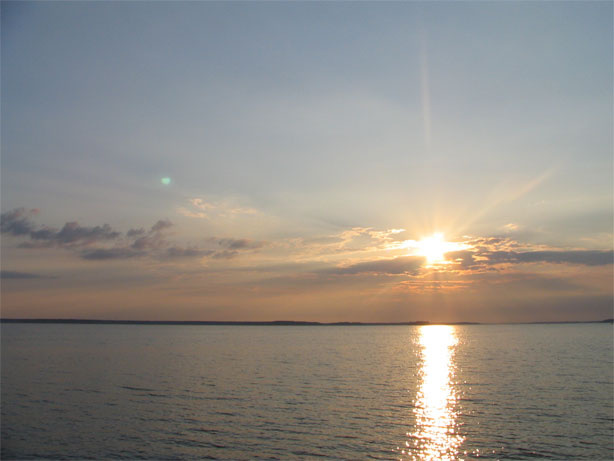 Закат на море море закат