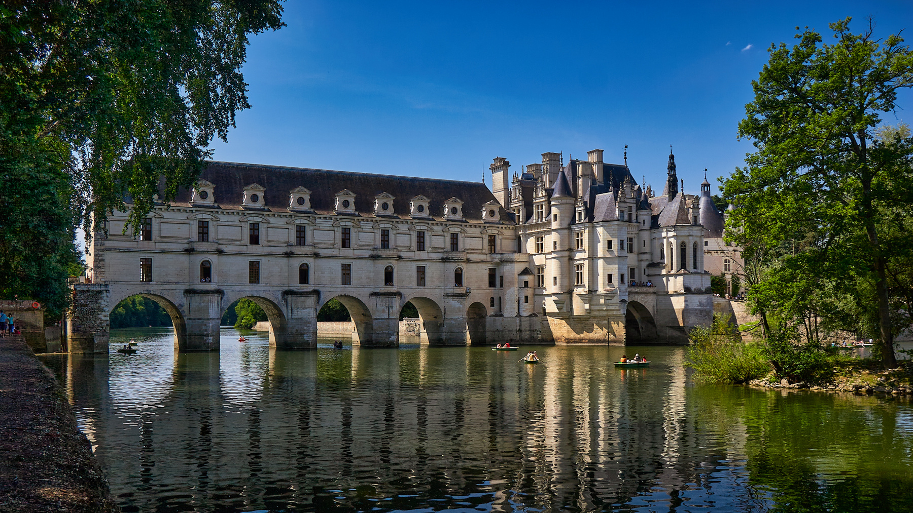 Замки Луары. Замок Шенонсо... Франция Замки Луары Замок Шенонсо Château de Chenonceau