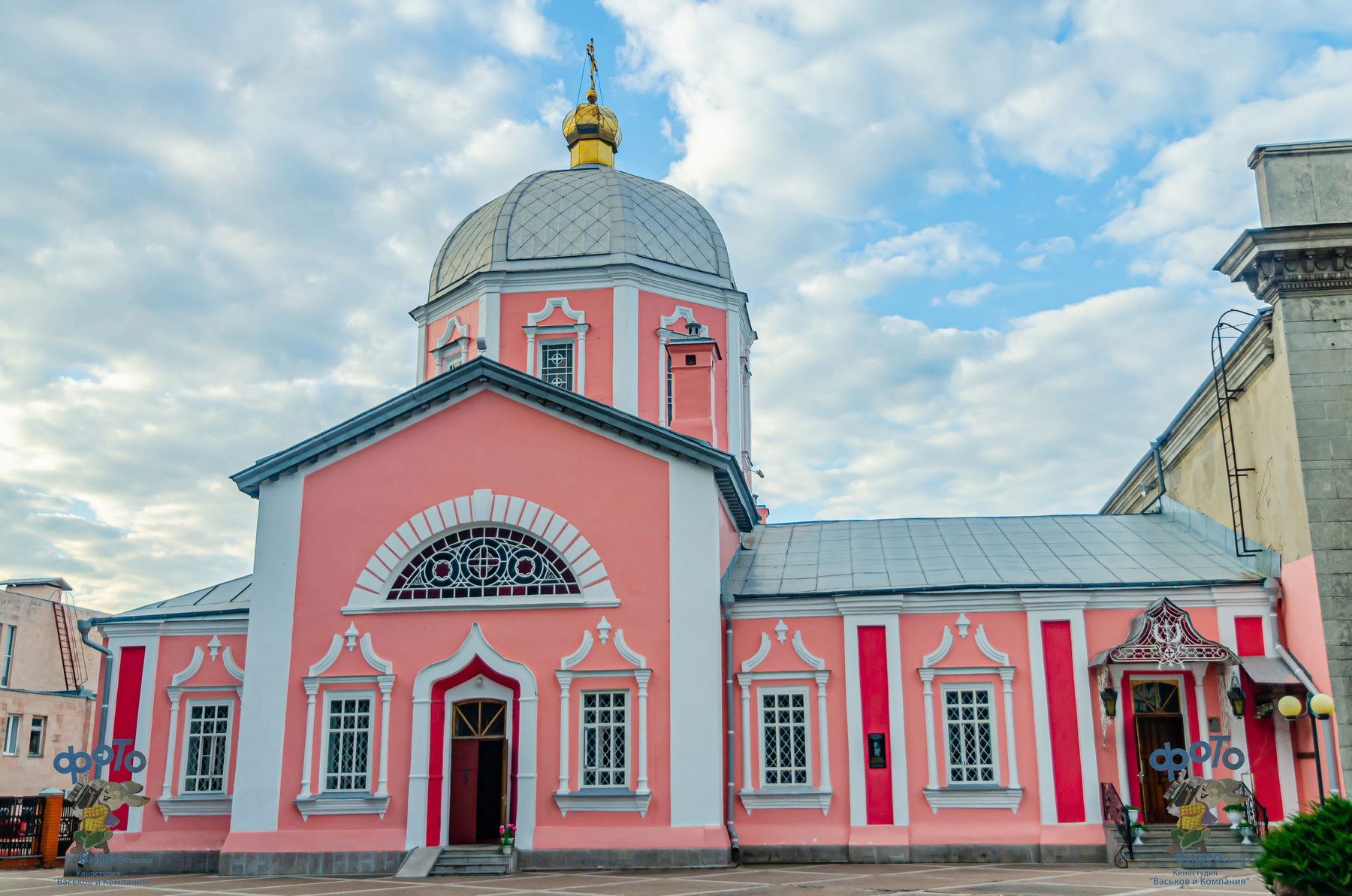 Воскресенско-Ильинский храм. город Курск Россия Курск Курская область регион46 черноземье соловьиный край архитектура достопримечательности Курска город городской пейзаж