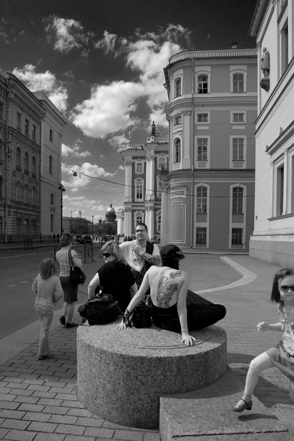 Петербург. Середина мая. Однодневный галоп по городу. Небольшая передышка. 