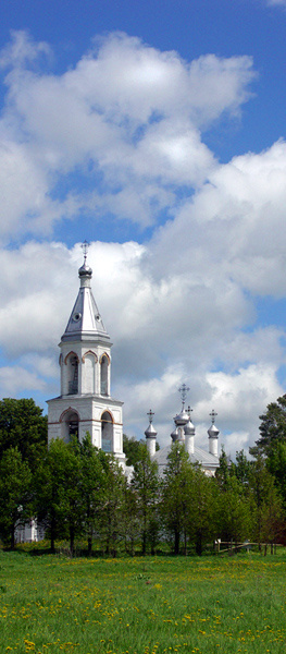*** Облака одуванчики окрестности озера