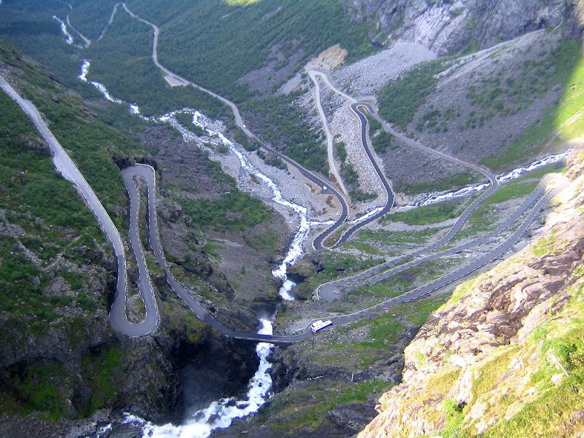 Тропа троллей дорога, Trollstigen, горы