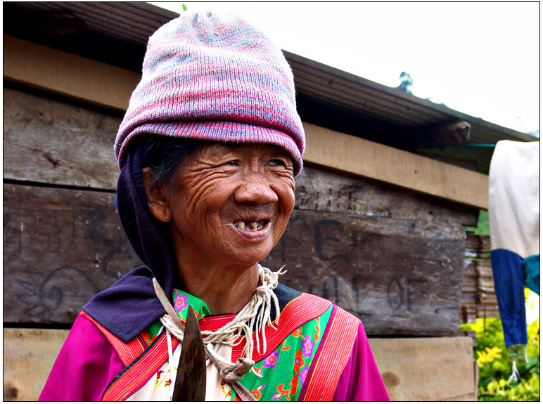 Faces of Thailand. Lisu Grandma Lisu Pai Mae Hon Song Thailand