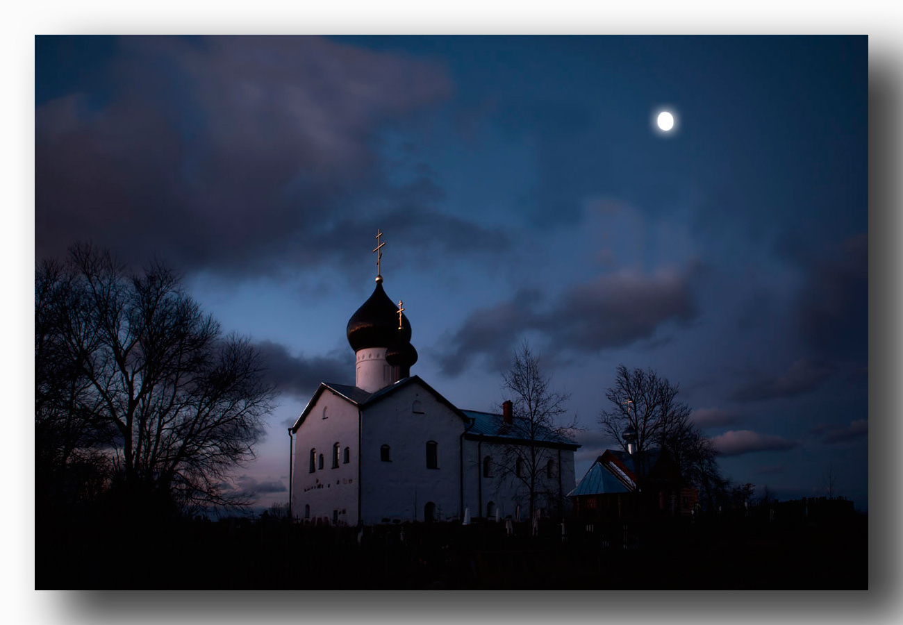 *** ночь,храм,луна