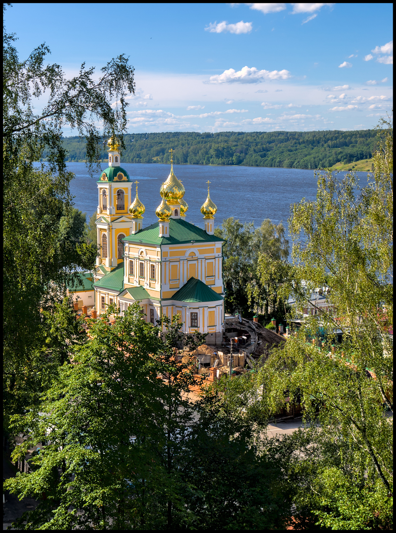 Плёс пейзаж волга день солнце река