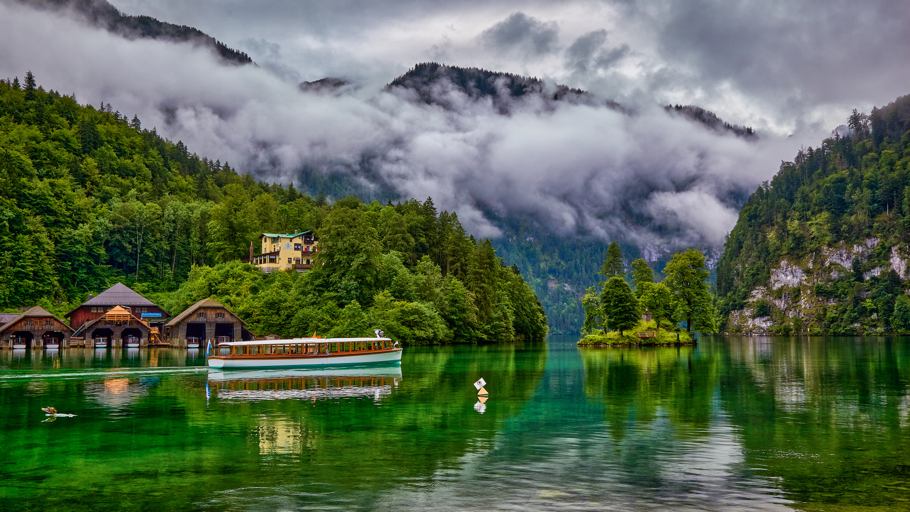 Кёнигсзее... Германия Бавария Кёнигсзее Königssee