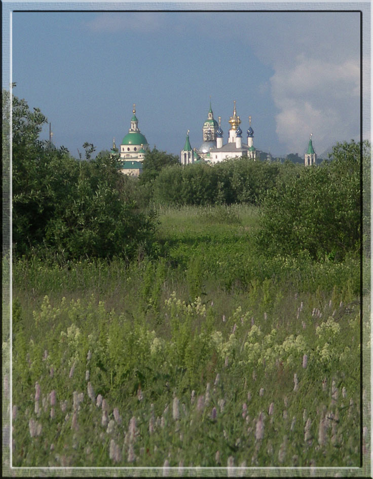 Пролетая мимо Ростова.... озеро_дорога_храмы_трава