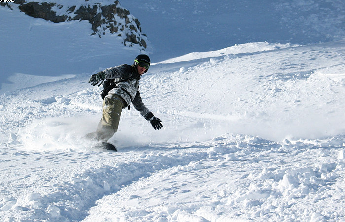 Пухляк Snowboard, Powder