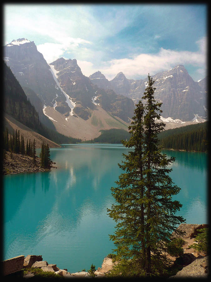 Oзерo Moraine Озеро, Moraine/Canada, lake Moraine, Canada