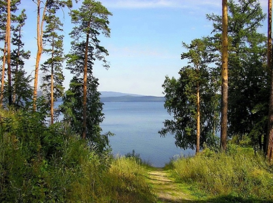 Близится полдень. озеро