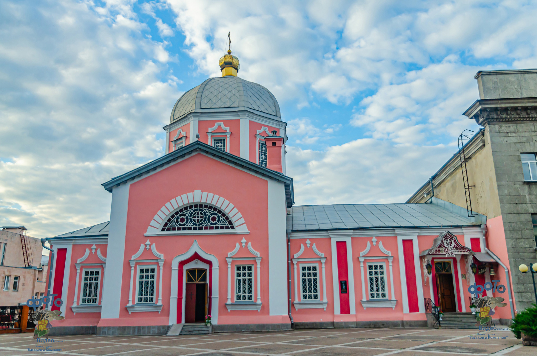 Воскресенско-Ильинский храм. город Курск Россия Курск Курская область регион46 черноземье соловьиный край архитектура достопримечательности Курска город городской пейзаж