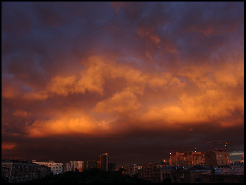 passing by storm гроза, небо