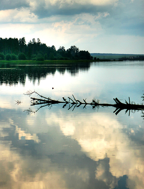 Вне земли вода, небо