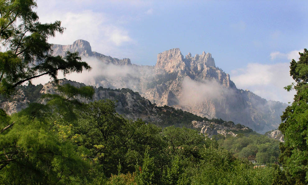 К зубцам Ай-Петри Крым Алупка Ай-Петри горы