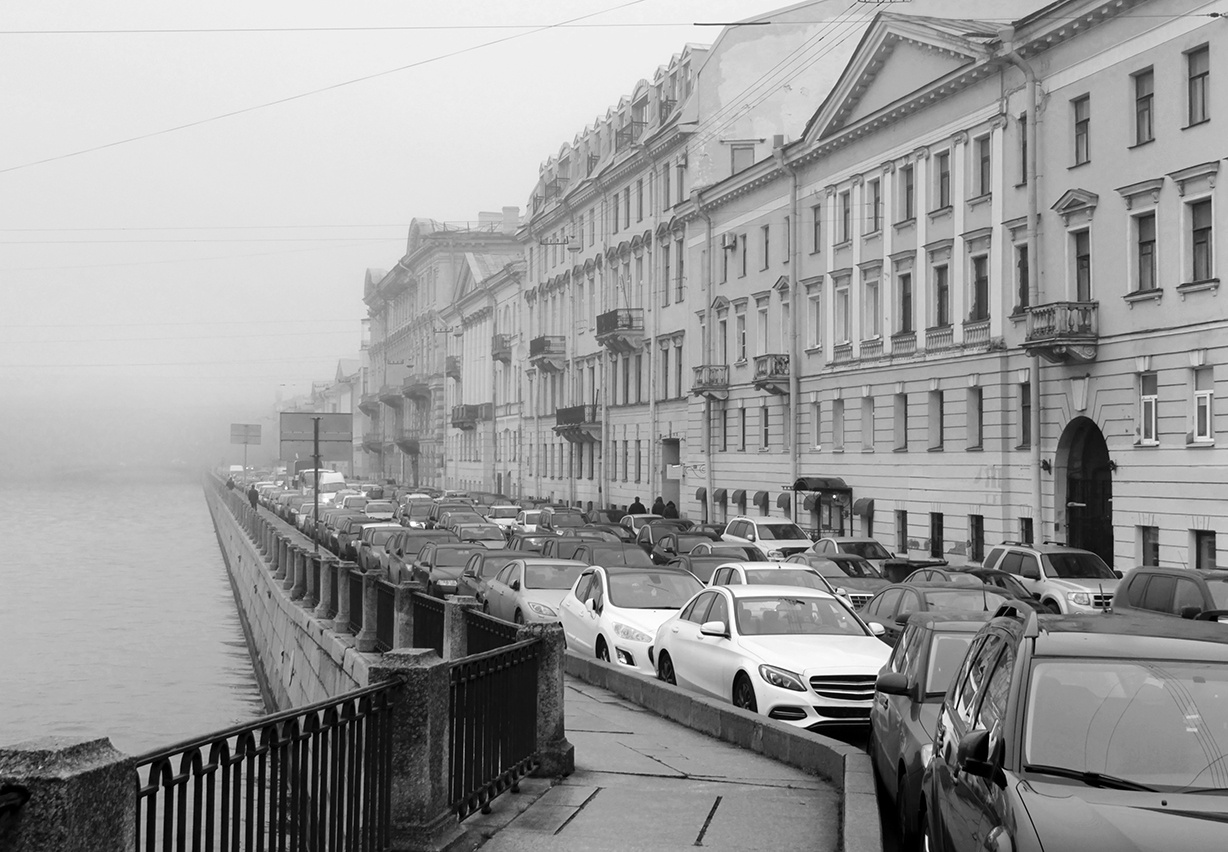 Неспешное течение Фонтанки 