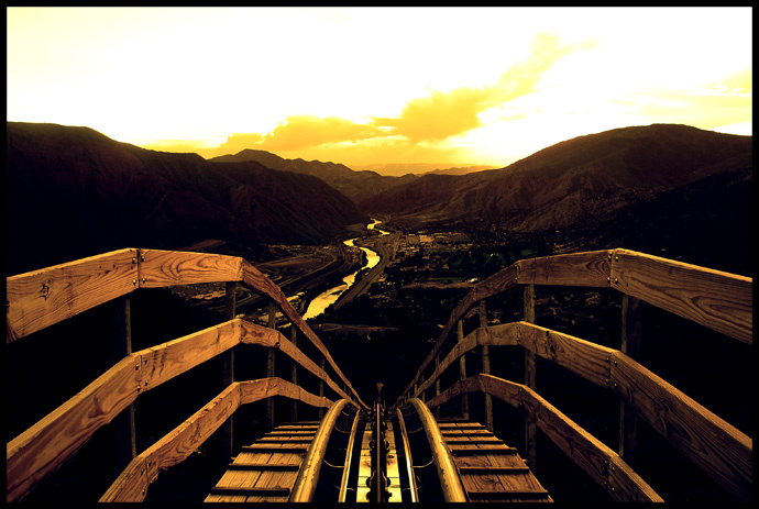 Into The Light USA Colorado Glenwood Springs Glenwood Caverns Adventure Park Roller Coaster