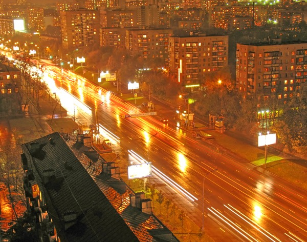 В сторону центра 