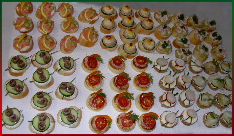 канапэ на память канапэ, вкуснятина, красотища, на любой вкус и цвет