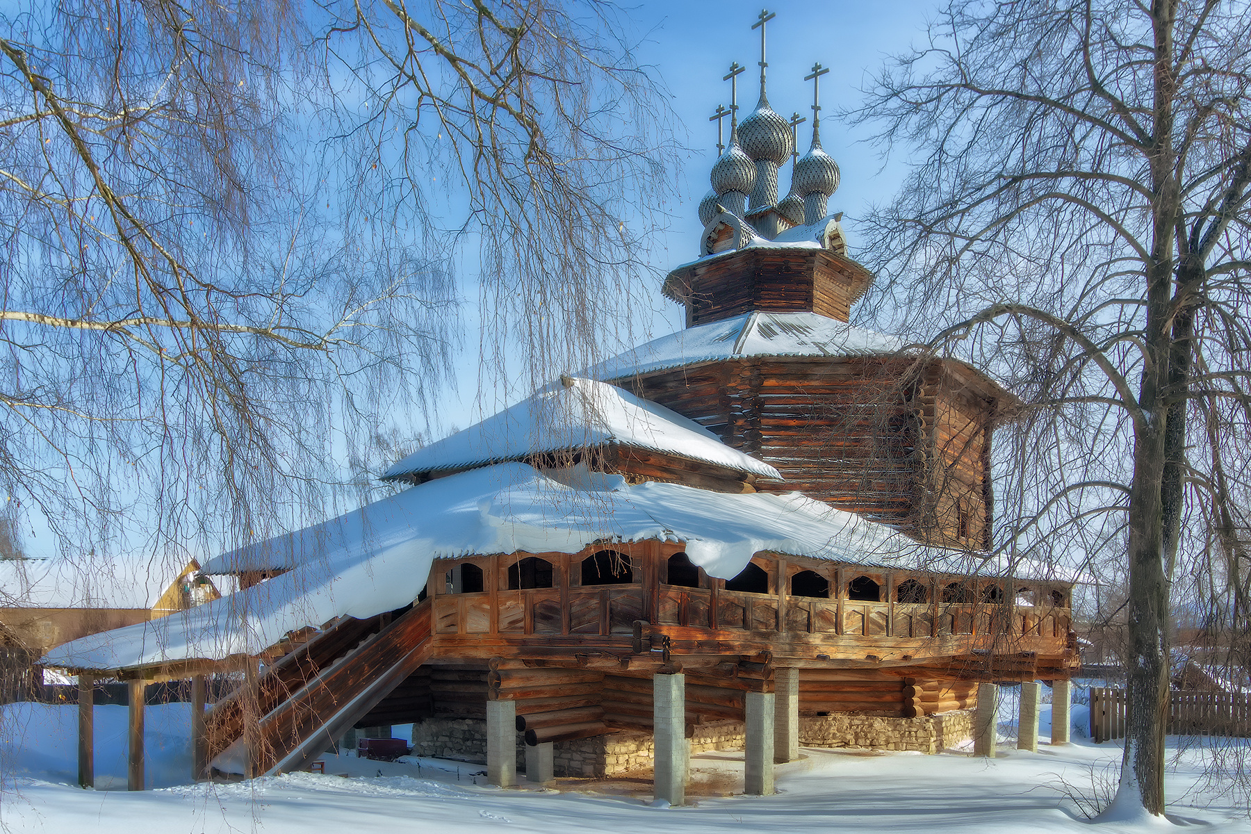 Церковь Собора Пресвятой Богородицы, Кострома, Ипатьевская слобода, построена в 1552 году 