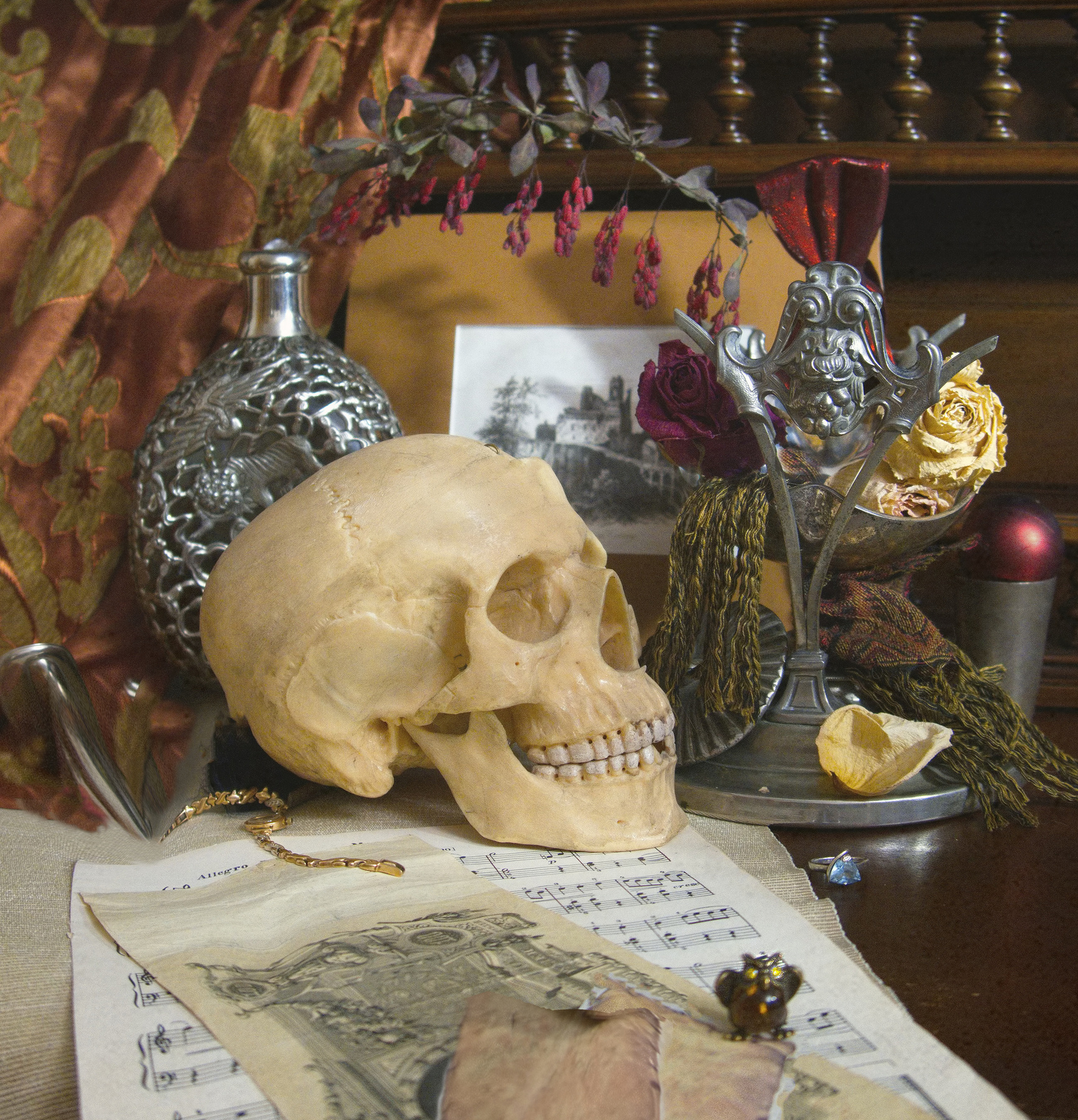 Vanitas Натюрморт Фотонатюрморт Ванитас Винтаж