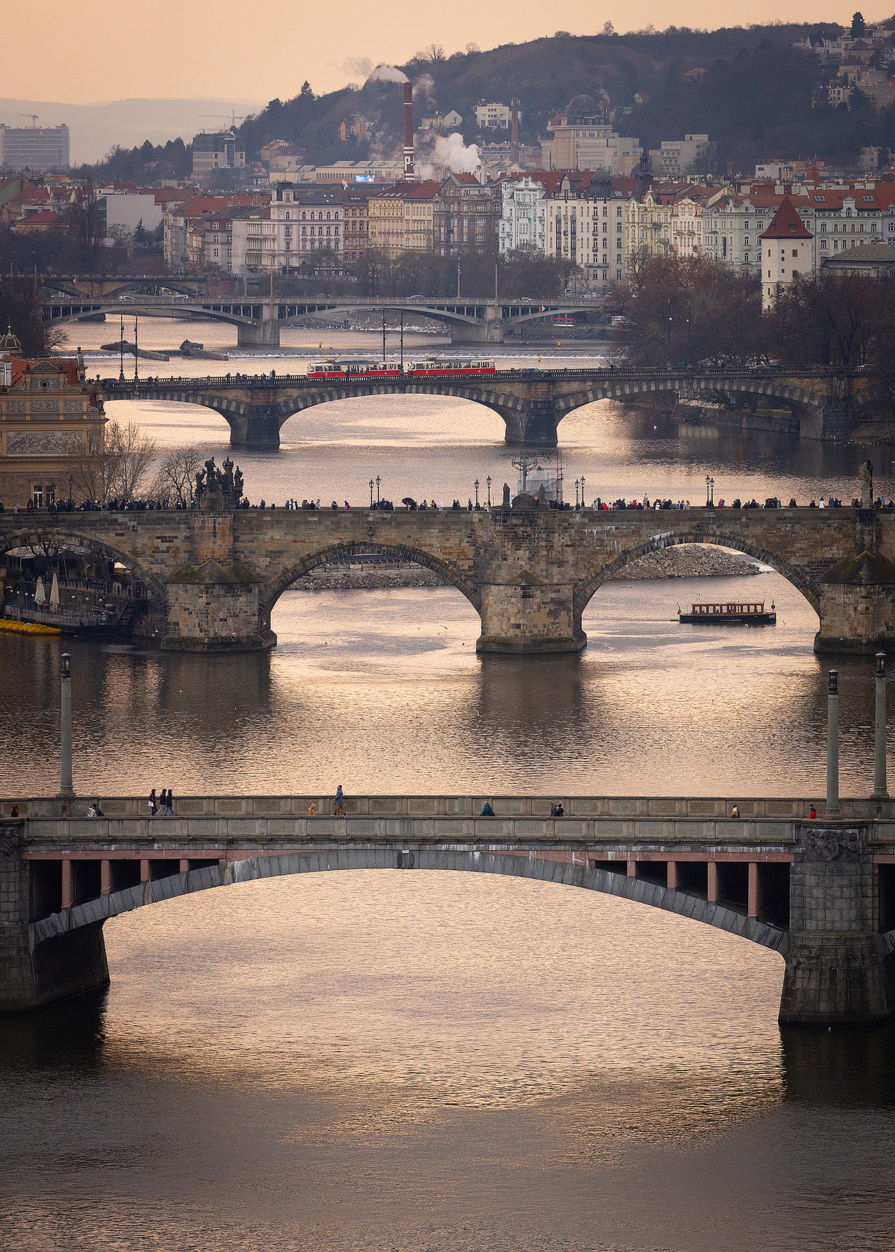 Prague bridges 