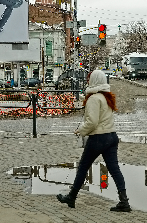 Светофор Астрахань мост Сапожниковский светофор