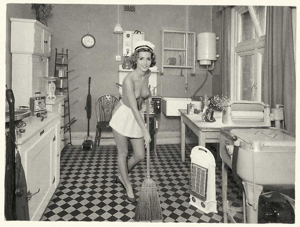 Modern Kitchen. 1940ss. старинная фотография Юля ретро