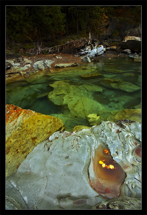 McDonald Creek. Glacier National Park. McDonald Creek