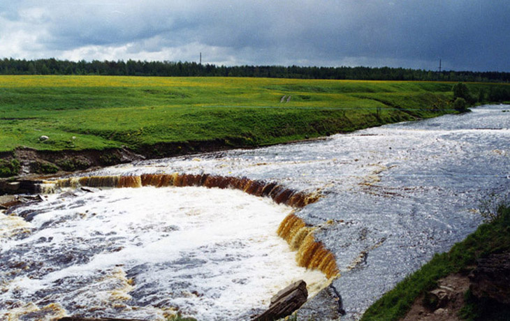 р.Тосна Гертовский водопад 
