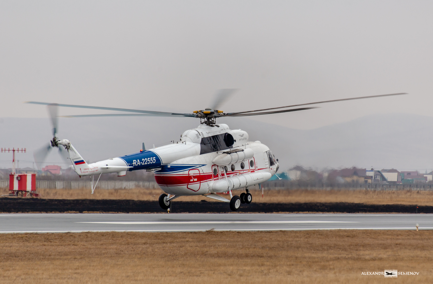 Миль Ми-8МТ(Б/В/Д/Ми-17/18/19/19Р) Бортовой №:  RA-22555 