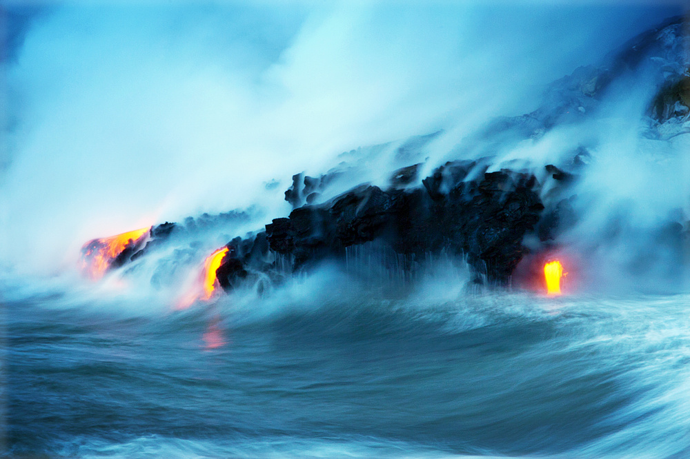 Кузница природы Гавайи вулкан Килауэа лава hawaii kilauea lava