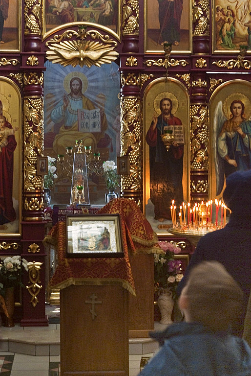 Утро в храме Храм, церковь, собор, Пасха, праздник