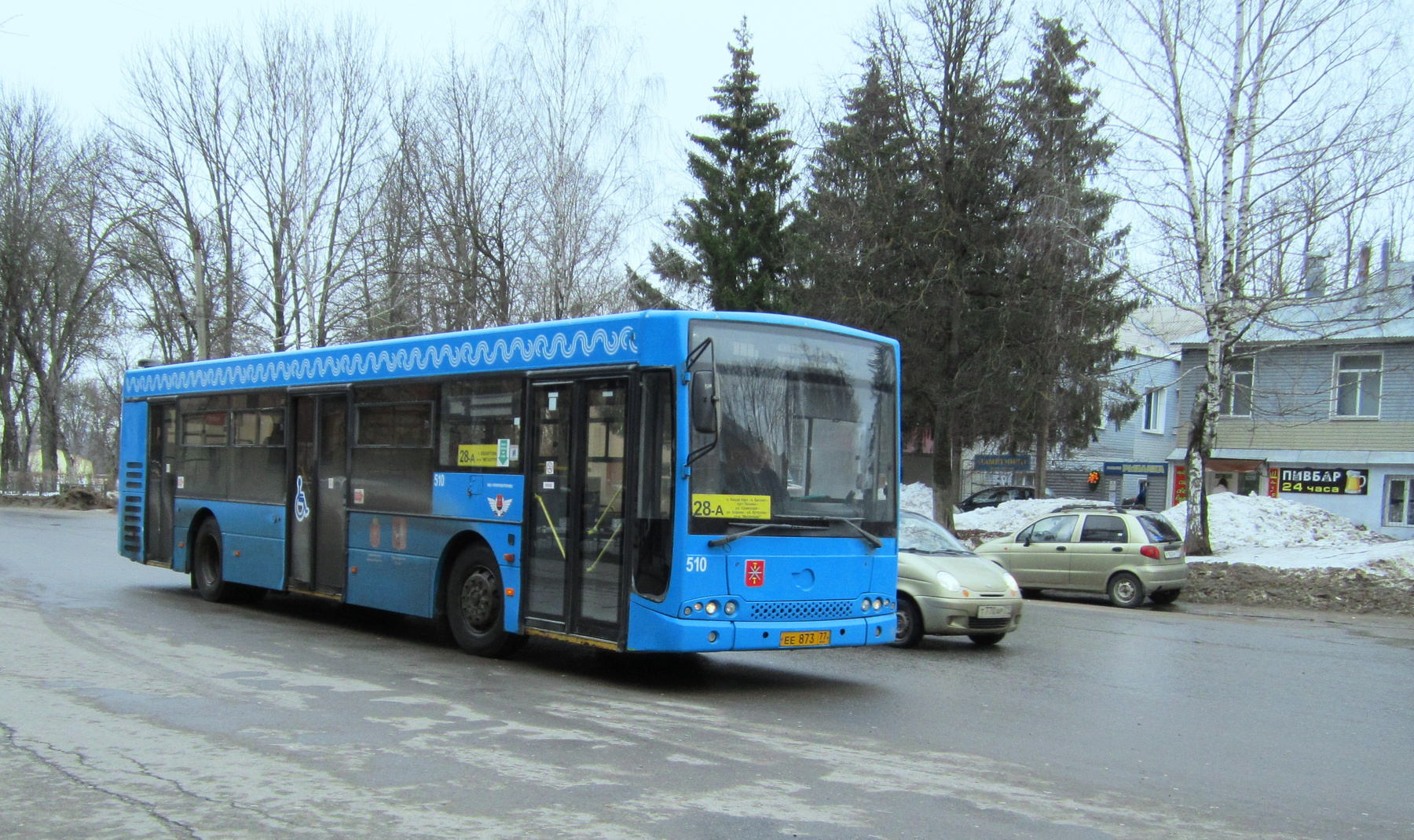 510 Волжанин автобус город улица весна