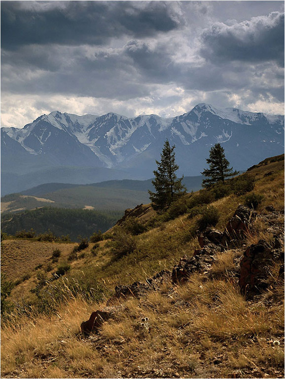 When clouds are not so important горный алтай горы курайская долина актру ледники облака