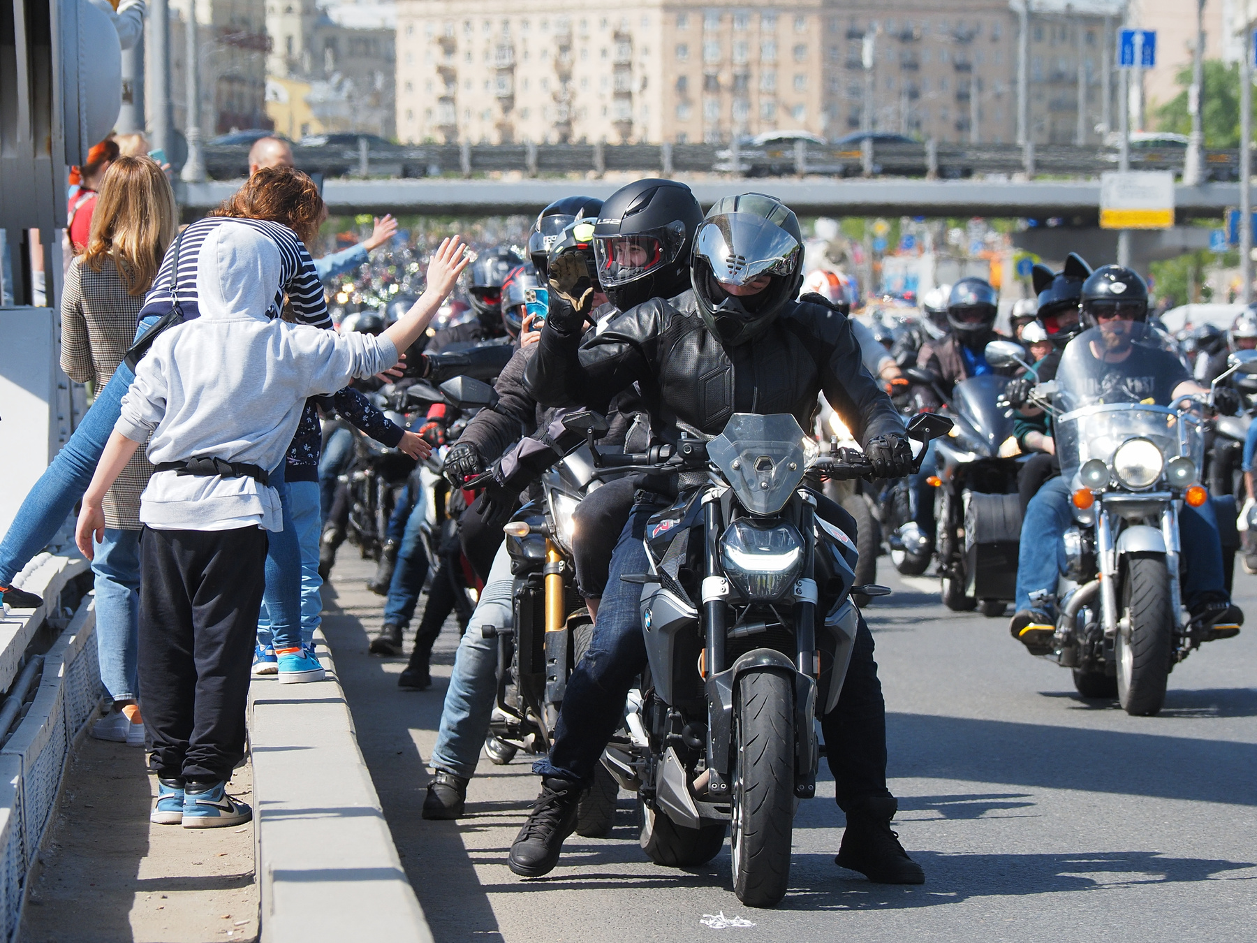 Атмосфера мотопарада 