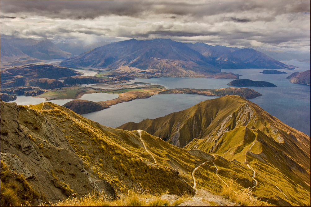 Шесть часов вверх Новая Зеландия горы дорога осень New Zealand NewZealand