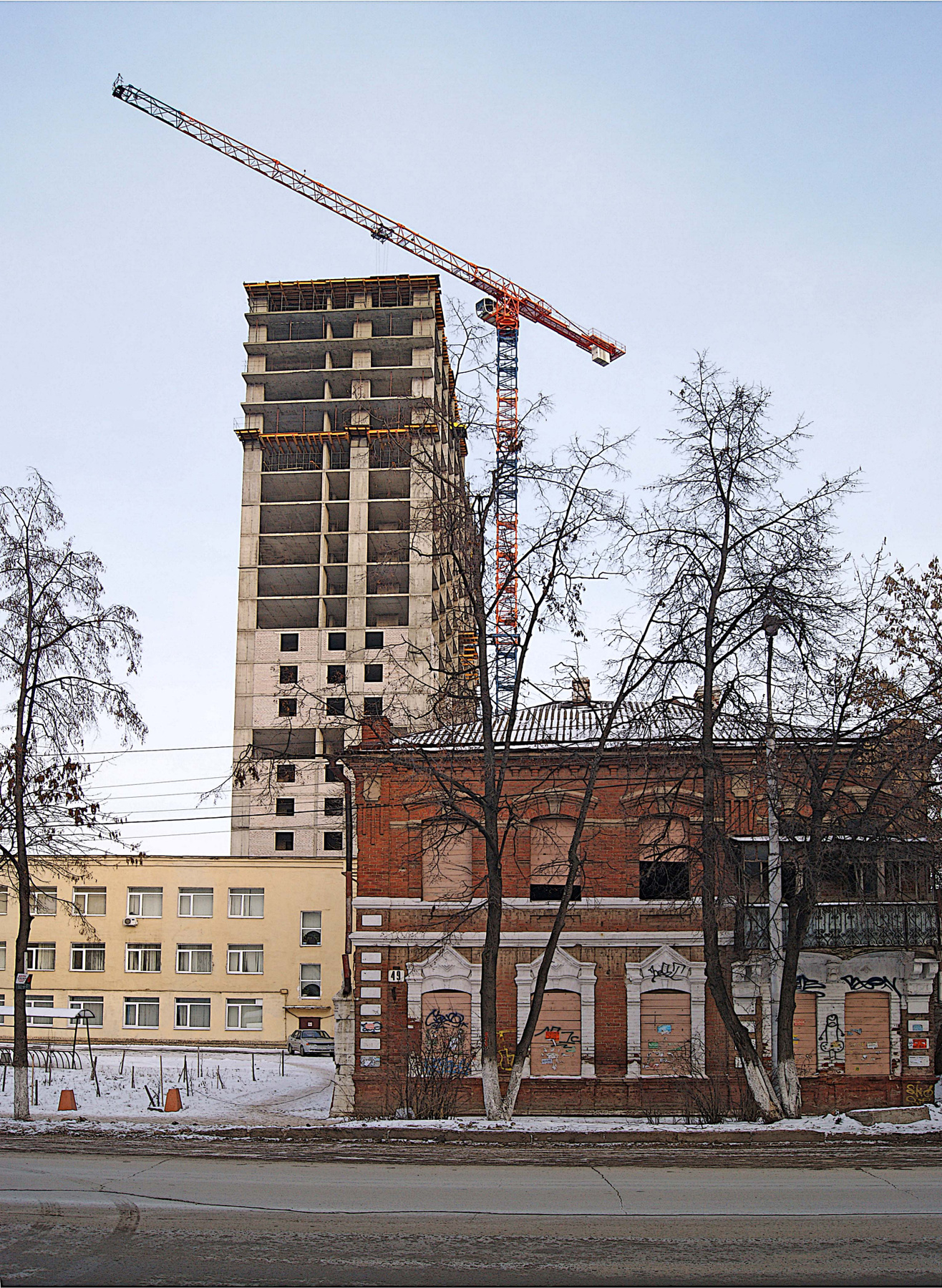 Дыхание города  (2) город улица дом