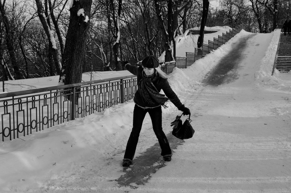 Простые радости... Зима, Киев, Мариинский парк