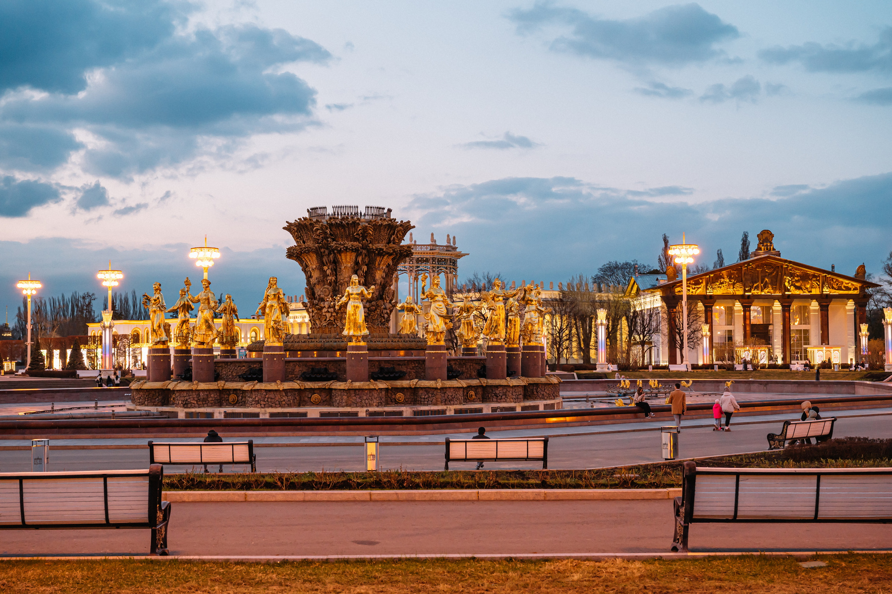 ВДНХ, фонтан Дружбы народов 