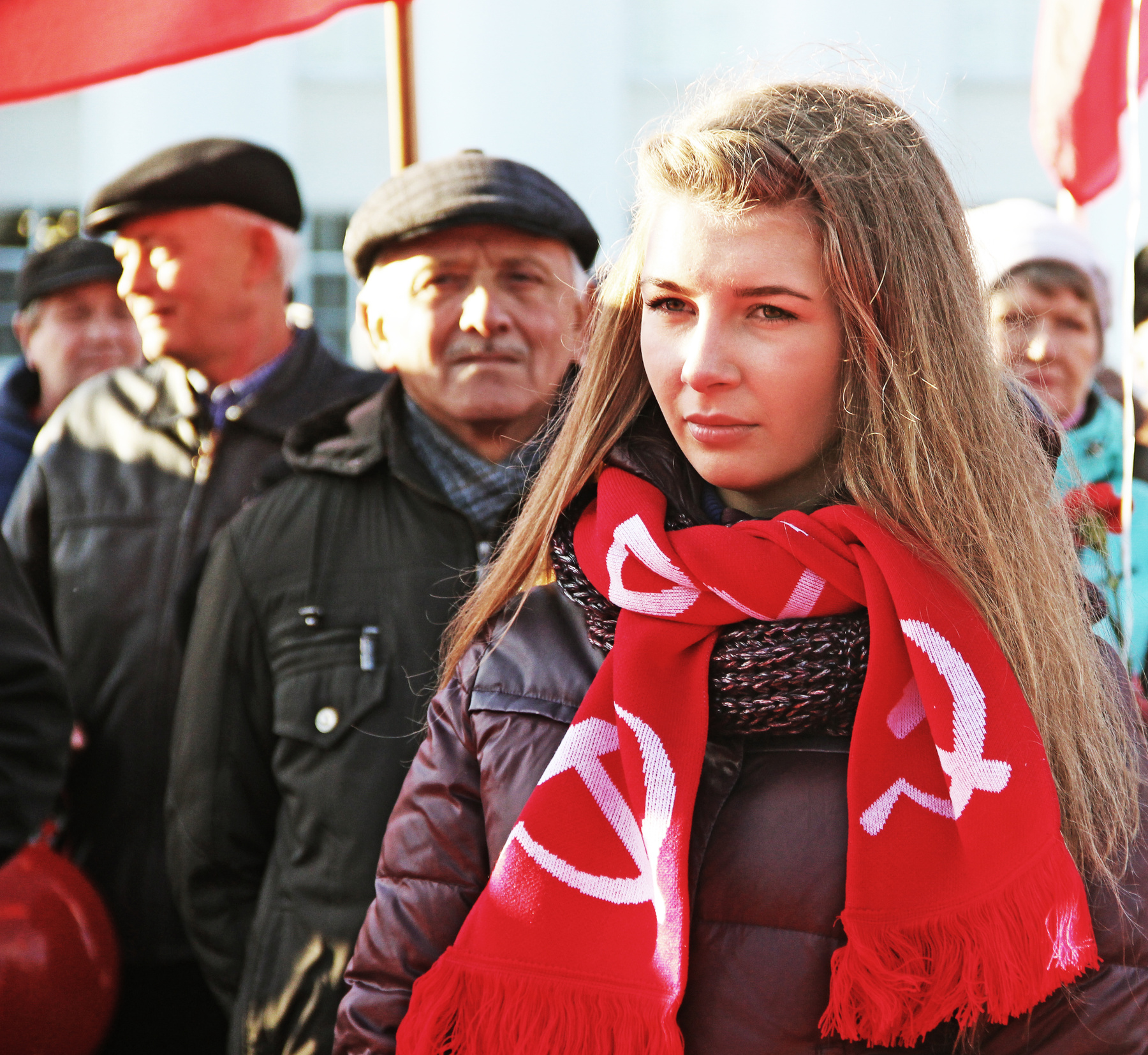 Красные в городе 