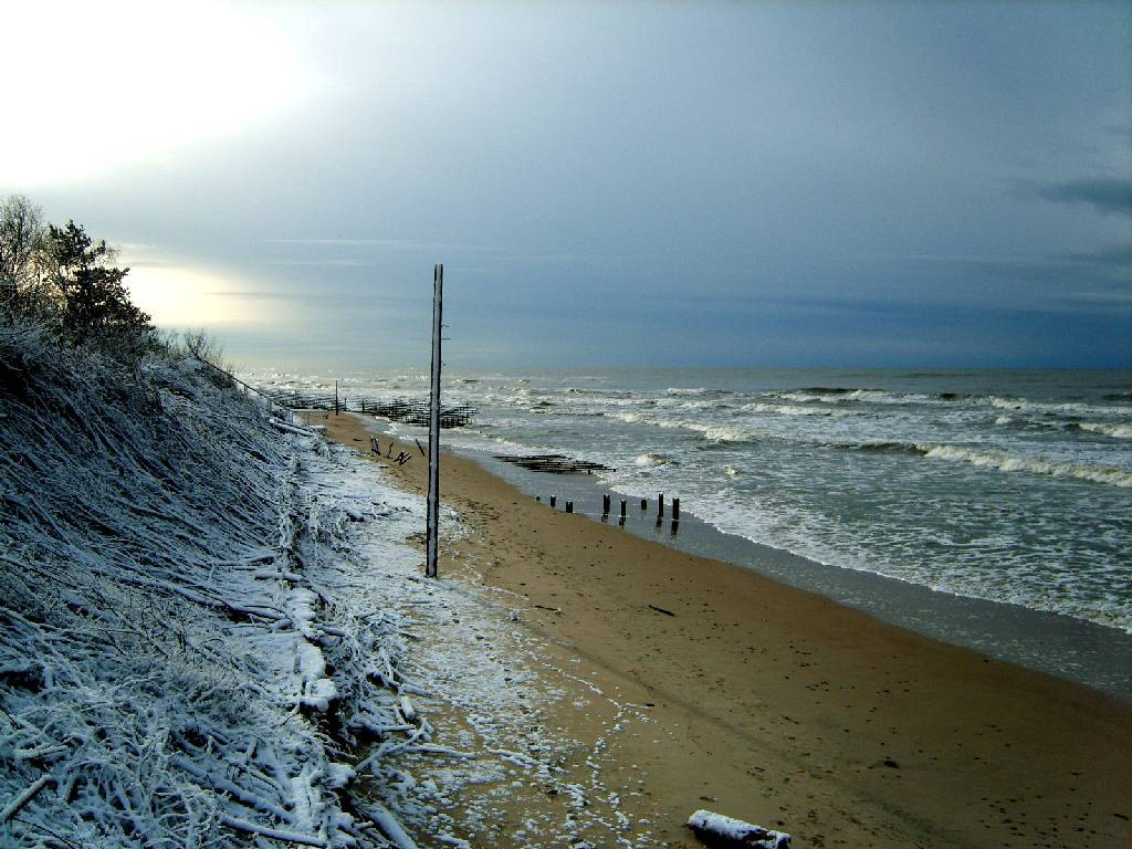 зимнее море Балтия