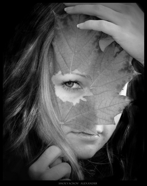 **autumn mask лист глаз