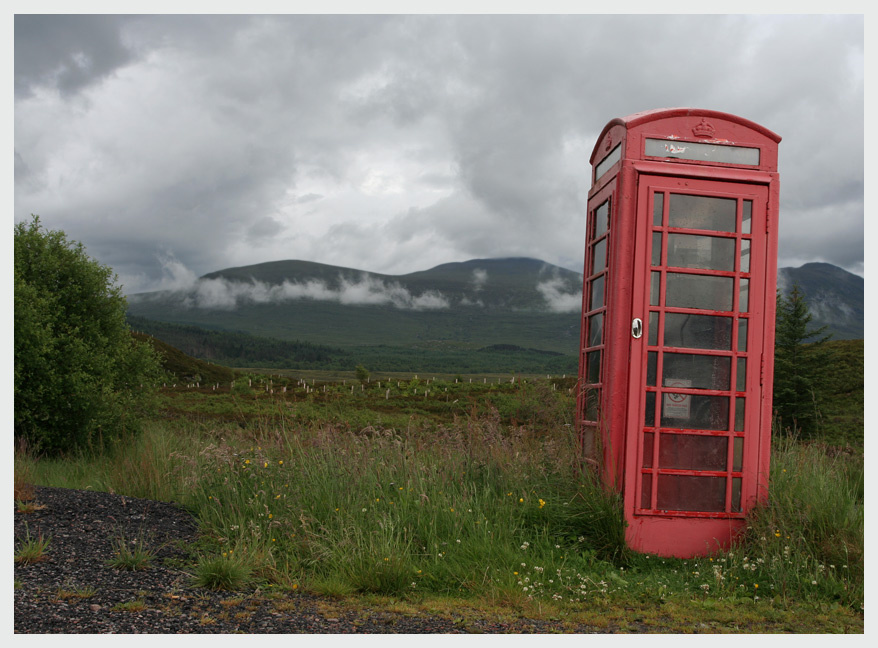 In the middle of nowhere Шотландия UK Scotland